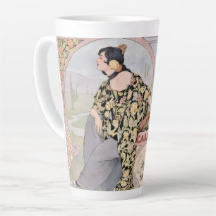Art Nouveau Carmen Habanera Print – Antieke Opera Latte Mok