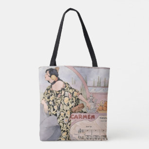 Art Nouveau Carmen Habanera Print – Antieke Opera Tote Bag
