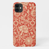 Art Nouveau Carnan Damask, Mandarin Oranje Case-Mate iPhone Case (Achterkant)