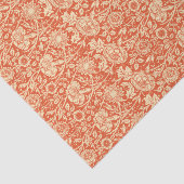 Art Nouveau Carnan Damask, Mandarin Oranje Tissuepapier (Detail)