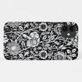 Art Nouveau CarnenDamask, zwart en wit Case-Mate iPhone Case (Achterkant (horizontaal))