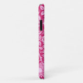 Art Nouveau Carnese Damask, Fuchsia Pink Case-Mate iPhone Case (Achterkant/rechts)
