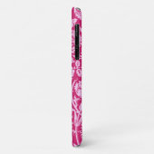Art Nouveau Carnese Damask, Fuchsia Pink Case-Mate iPhone Case (Achterkant/links)