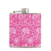 Art Nouveau Carnese Damask, Fuchsia Pink Heupfles (Voorkant)