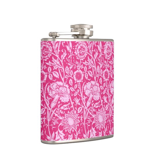 Art Nouveau Carnese Damask, Fuchsia Pink Heupfles (Rechts)