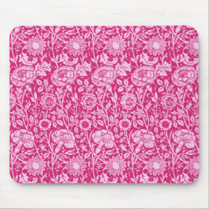 Art Nouveau Carnese Damask, Fuchsia Pink Muismat
