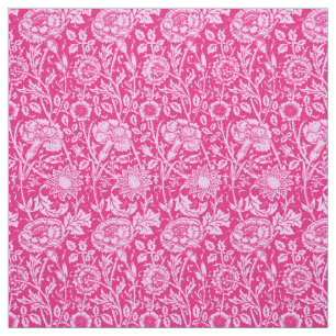Art Nouveau Carnese Damask, Fuchsia Pink Stof