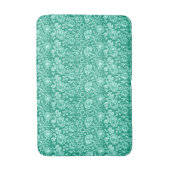 Art Nouveau Carnese Damask, Turquoise Badmat (Voorkant Verticaal)