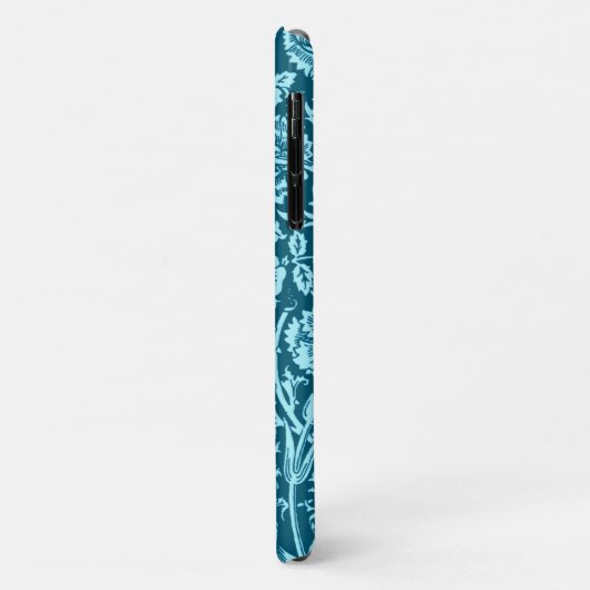 Art Nouveau Carnjnjevast, Indigo en Sky Blue Case-Mate iPhone Case (Achterkant/links)