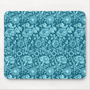 Art Nouveau Carnjnjevast, Indigo en Sky Blue Muismat