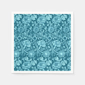 Art Nouveau Carnjnjevast, Indigo en Sky Blue Servet (Voorkant)