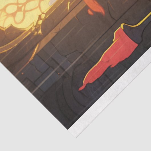 Art Nouveau Cat 1 Decoupage Papier (Detail)