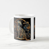 Art Nouveau Cat Classic Mok, 11 oz Koffiemok (Voorkant links)