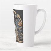 Art Nouveau Cat Latte Mok (Rechts)