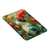 Art Nouveau Cat Magneet (Rechterzijde)