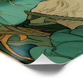 Art Nouveau Cat Perfect Poster (Hoek)