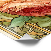 Art Nouveau Cat Perfect Poster (Hoek)
