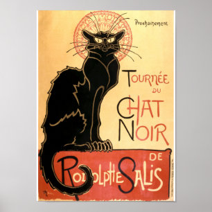 Art Nouveau Cat van Théophile Steinlen Poster