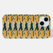 Art Nouveau Cats Case-Mate iPhone Case (Achterkant (horizontaal))