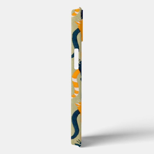 Art Nouveau Cats Case-Mate iPhone Case (Achterkant / Rechts)