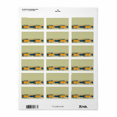 Art Nouveau Cats Etiket (Full Sheet)