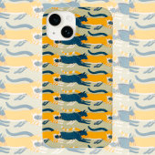 Art Nouveau Cats Hoesje-Mate iPhone Case