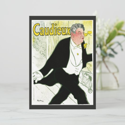  Art Nouveau, Caudieux van Toulouse Lautrec (Staand voorkant)