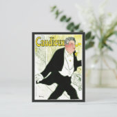  Art Nouveau, Caudieux van Toulouse Lautrec Briefkaart (Staand voorkant)
