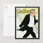  Art Nouveau, Caudieux van Toulouse Lautrec Briefkaart (Voorkant / Achterkant)
