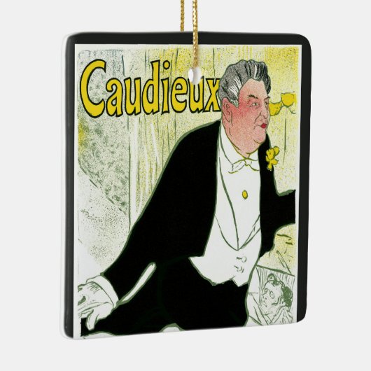 Art Nouveau, Caudieux van Toulouse Lautrec Keramisch Ornament (Rechts)