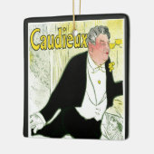  Art Nouveau, Caudieux van Toulouse Lautrec Keramisch Ornament (Links)