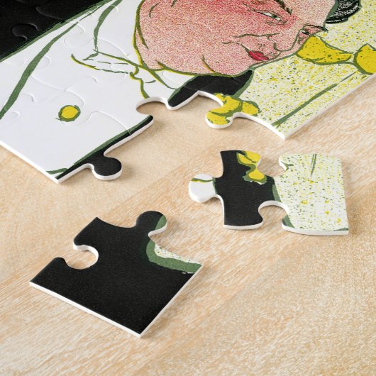  Art Nouveau, Caudieux van Toulouse Lautrec Legpuzzel (Zijkant)