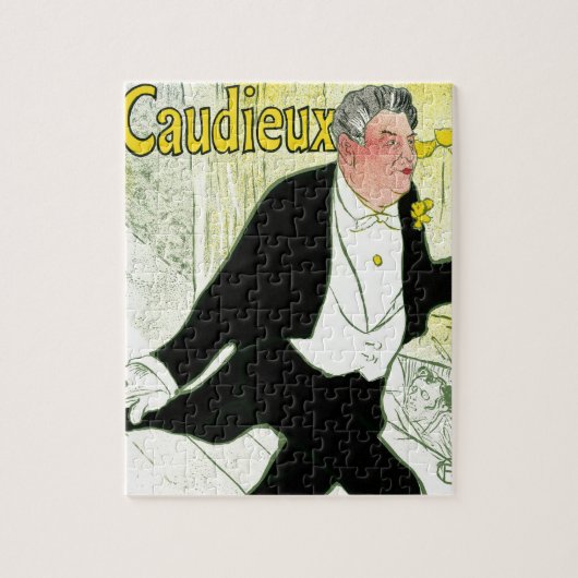  Art Nouveau, Caudieux van Toulouse Lautrec Legpuzzel (Verticaal)