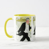  Art Nouveau, Caudieux van Toulouse Lautrec Mok (Links)