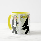  Art Nouveau, Caudieux van Toulouse Lautrec Mok (Voorkant links)