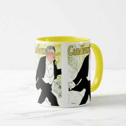 Art Nouveau, Caudieux van Toulouse Lautrec Mok (Voorkant rechts)