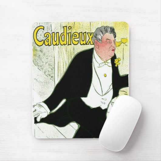  Art Nouveau, Caudieux van Toulouse Lautrec Muismat (Met muis)