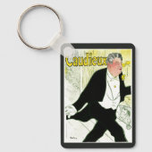 Art Nouveau, Caudieux van Toulouse Lautrec Sleutelhanger (Voorkant)