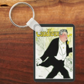 Art Nouveau, Caudieux van Toulouse Lautrec Sleutelhanger (Voorkant)