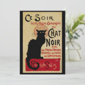 Art Nouveau, Ce Soir Chat Noir Black Cat (Staand voorkant)