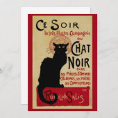 Art Nouveau, Ce Soir Chat Noir Black Cat (Voorkant / Achterkant)