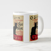  Art Nouveau, Ce Soir Chat Noir Black Cat Grote Koffiekop (Voorkant rechts)