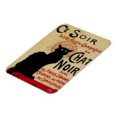 Art Nouveau, Ce Soir Chat Noir Black Cat Magneet (Linkerzijde)