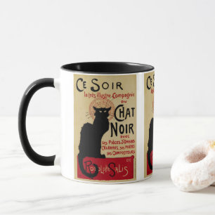  Art Nouveau, Ce Soir Chat Noir Black Cat Mok