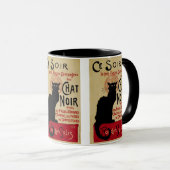 Art Nouveau, Ce Soir Chat Noir Black Cat Mok (Voorkant rechts)