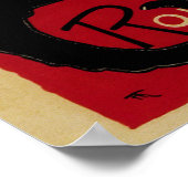 Art Nouveau, Ce Soir Chat Noir Black Cat Poster (Hoek)