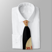 Art Nouveau, Ce Soir Chat Noir Black Cat Stropdas (Gebonden)