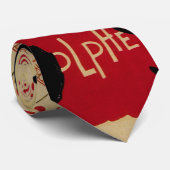 Art Nouveau, Ce Soir Chat Noir Black Cat Stropdas (Opgerold)