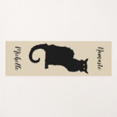  Art Nouveau, Ce Soir Chat Noir Black Cat Yogamat (Voorkant (horizontaal))