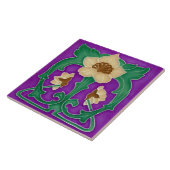 Art Nouveau Ceramic Fireplace Wall Tegel Tegeltje (Zijkant)